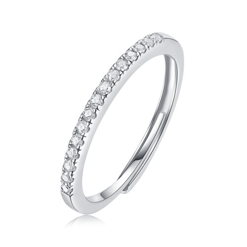 Nhẫn Nữ Tinh Xảo Đính Kim Cương Moissanite Bạc S925 NHN075 R13232