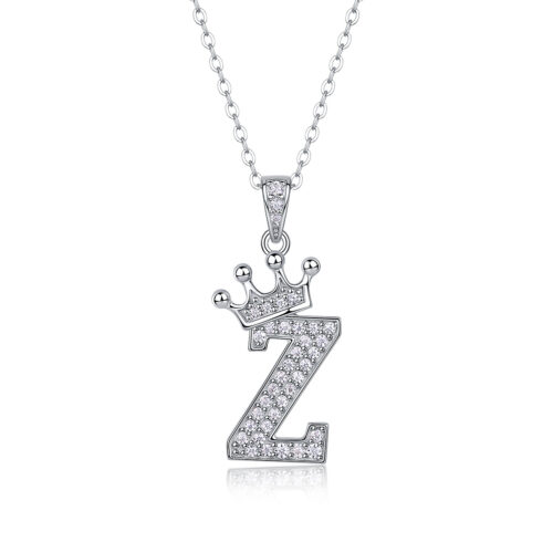 Dây Chuyền Chữ Cái Đính Kim Cương Moissanite Bạc S925 DCN092 Chữ X