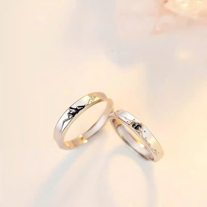nhẫn bạc đôi cao cấp