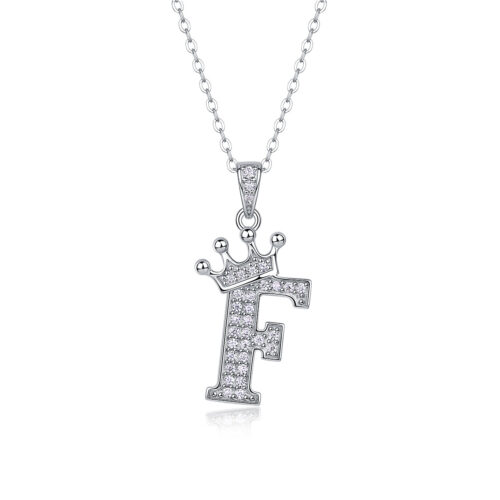 Dây Chuyền Chữ Cái Đính Kim Cương Moissanite Bạc S925 DCN092 Chữ G