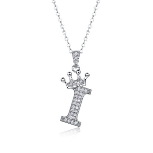 Dây Chuyền Chữ Cái Đính Kim Cương Moissanite Bạc S925 DCN092 Chữ G