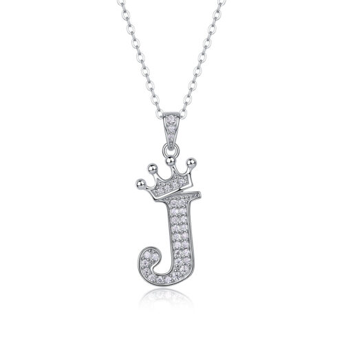 Dây Chuyền Chữ Cái Đính Kim Cương Moissanite Bạc S925 DCN092 Chữ G