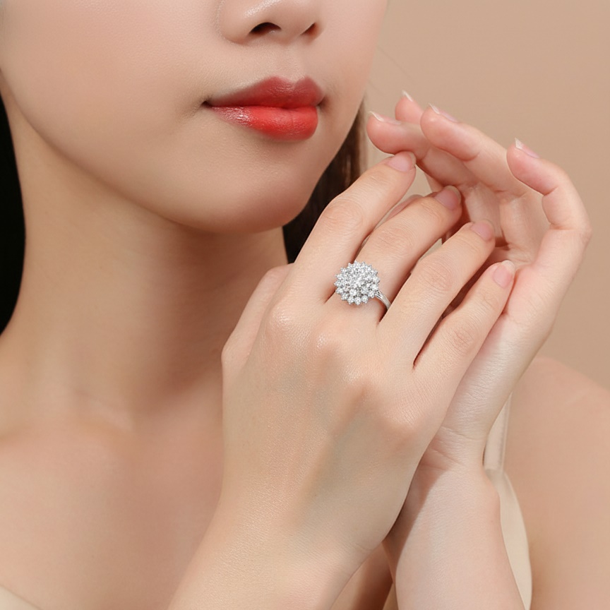 nhẫn bạc nữ
