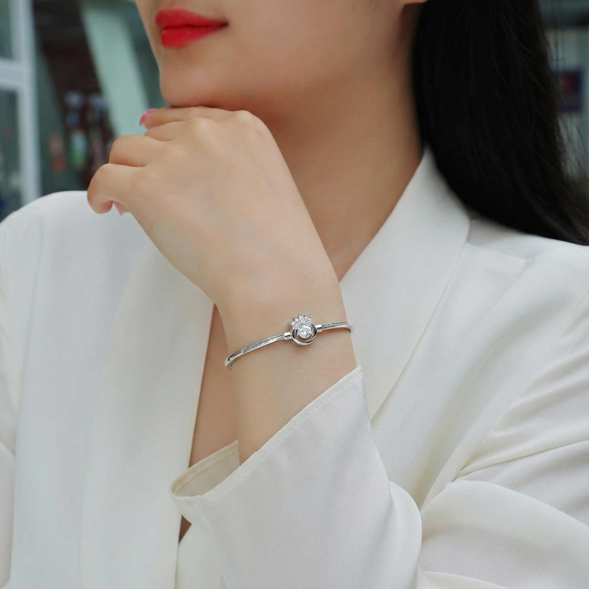 vòng tay bạc nữ
