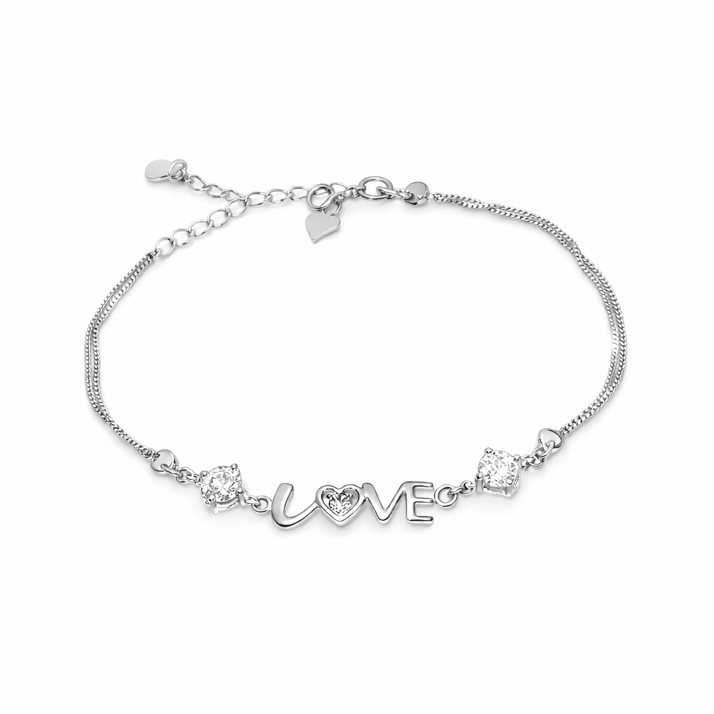 lắc chân bạc nữ