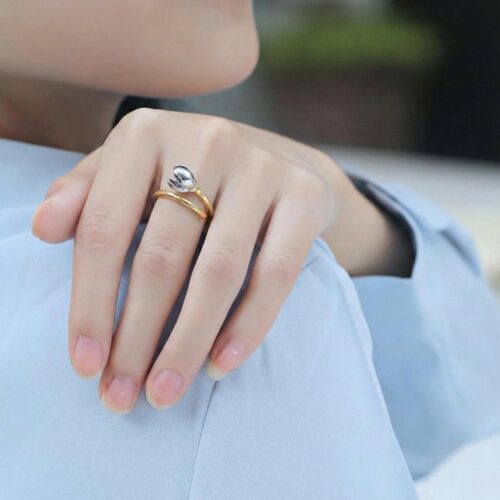 Nhẫn Bạc Hở Nữ Hình Nụ Hoa S925 – Thiết Kế Tinh Xảo & Thanh Lịch NNS026