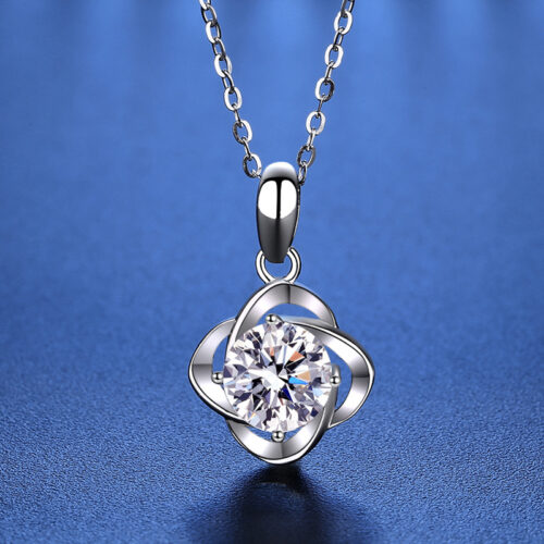 Dây Chuyền Nữ Cao Cấp Đính Đá Zircon Lấp Lánh Bạc S925 Sang Trọng DCN116
