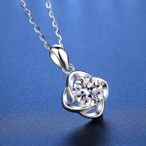 Dây Chuyền Nữ Cao Cấp Đính Đá Zircon Lấp Lánh Bạc S925 Sang Trọng DCN116