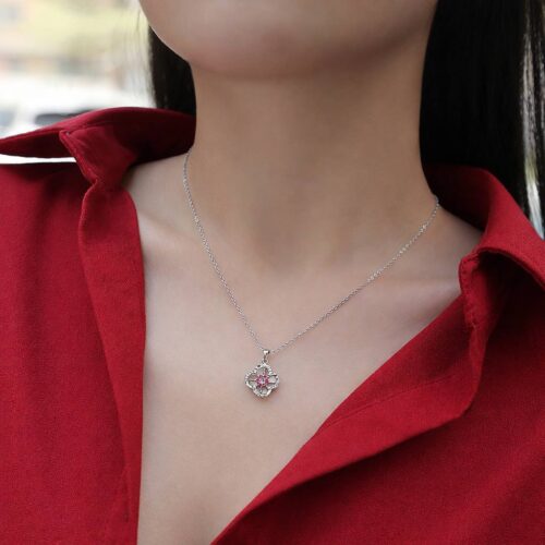 Vòng Cổ Nữ Đính Đá Bạc S925 Thiết Kế Tinh Xảo & Sang Trọng DCS079