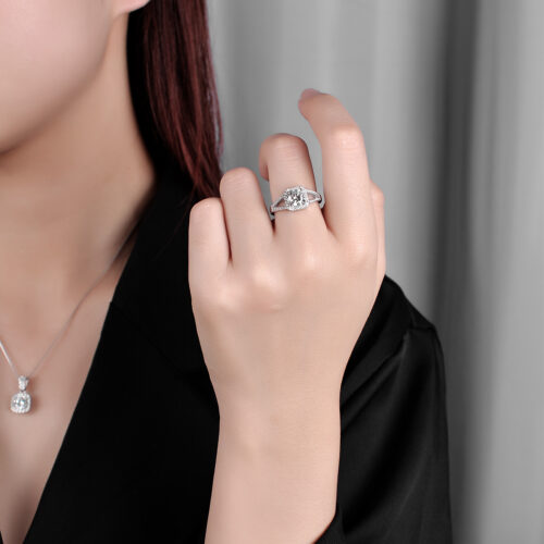 Nhẫn Nữ Bạc S925 Đính Đá Quý Zircon Sang Trọng & Quý Phái NHN081 BTJZ-023