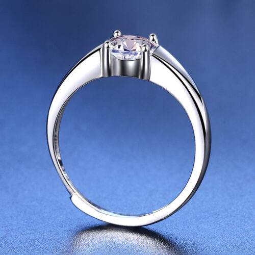 Nhẫn Bạc Nam Đính Đá Zircon 1 Carat Sang Trọng S925 NHB127