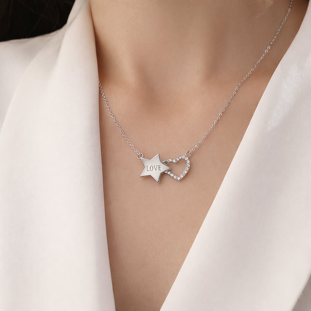 dây chuyền nữ đính đá