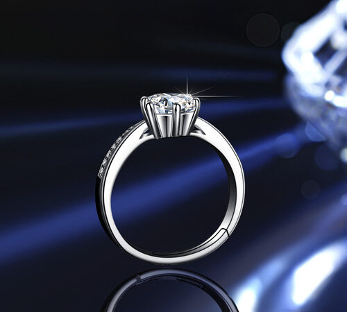 Nhẫn Bạc Nữ Sang Trọng Đính Đá Quý Zircon Cao Cấp S925 NHN097 BTJZ-008