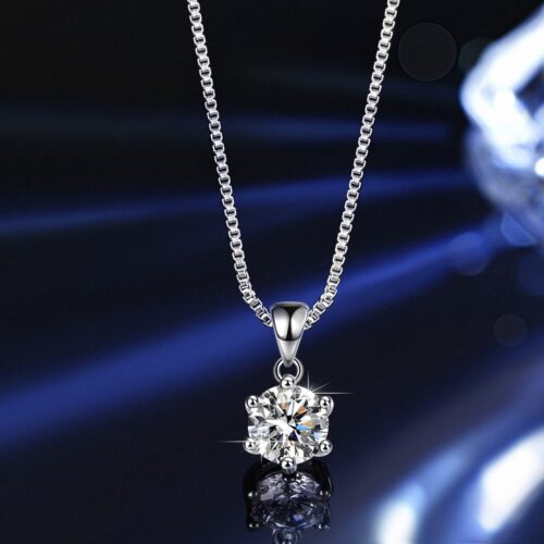Bộ Trang Sức Bạc S925 Đính Kim Cương Moissanite Thiết Kế Sang Trọng STN010