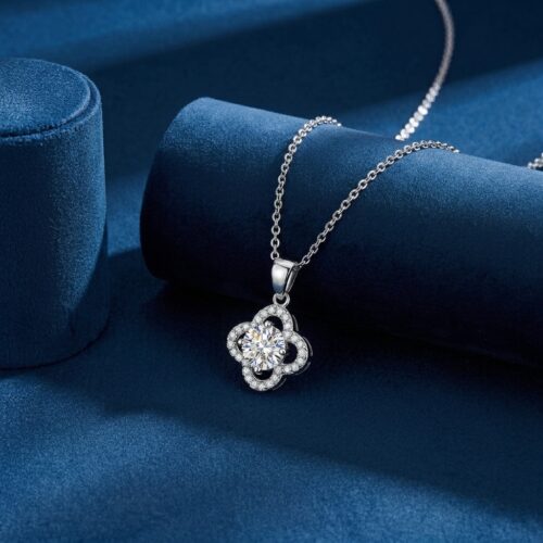 Dây Chuyền Nữ Đính Kim Cương Moissanite Cao Cấp S925 – Thanh Lịch DCN118 BTXL-020