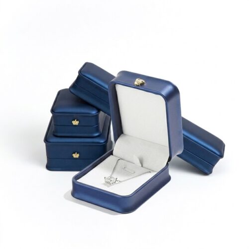 Hộp Trang Sức Da Đựng Dây Chuyền HQ012