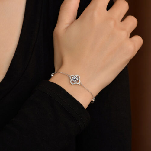Vòng Tay Bạc Nữ Đính Đá Quý Zircon 1 Carat S925 | Tinh Xảo & Ý Nghĩa VDN055 BTSL-009
