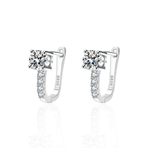 Bông Tai Bạc Nữ Đính Đá Zircon Cao Cấp | Lấp Lánh & Thanh Lịch BTN088 BTEJ-002