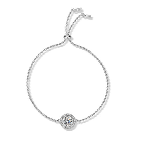 Lắc Chân Bạc Nữ Cao Cấp Đính Đá Quý Zircon S925 Duyên Dáng & Tinh Tế VDN052 BTSL-002