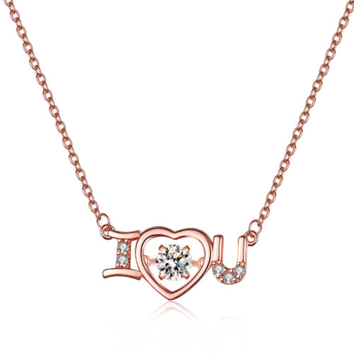 Dây Chuyền Bạc Nữ “I Love You” Đính Đá Quý Zircon S925 | Ý Nghĩa & Tinh Tế DCN129 BTXL-033-1 Bạc
