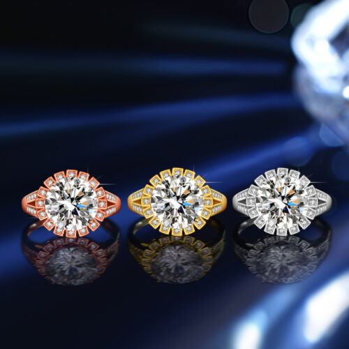 Nhẫn Bạc Nữ Cao Cấp Đính Đá Quý Zircon Sang Trọng Đẳng Cấp S925 NHN104 BTJZ-067-2 Hồng