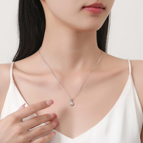 Dây Chuyền Bạc S925 Mẫu Túi Tiền Tài Lộc Và May Mắn Phong Cách Trẻ Trung HTT036