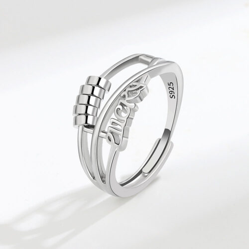 Nhẫn Bạc Nữ S925 Thiết Kế Hở Cá Tính – Phong Cách Trẻ Trung Hiện Đại HTT082D