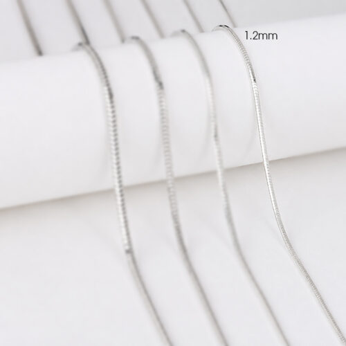 Dây Chuyền Bạc Nam Nữ S925 Trơn Cao Cấp 1.5mm HTT320