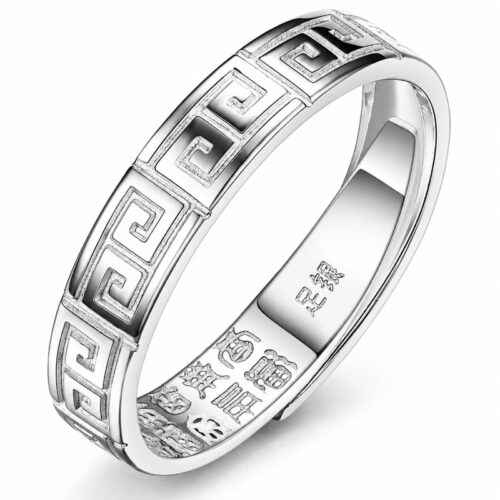 Nhẫn Bạc Nam S925 Cao Cấp Thiết Kế Hở Sang Trọng HTT324