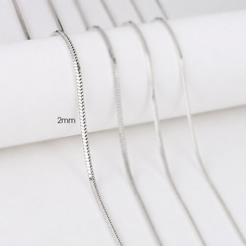 Dây Chuyền Bạc Nam Nữ S925 Trơn Cao Cấp 1.5mm HTT320