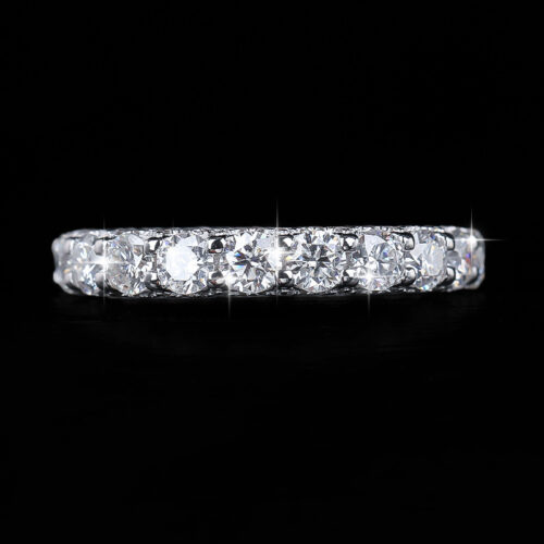 Nhẫn Kim Cương Nữ Moissanite Bạc S925 Cao Cấp HTT310