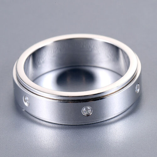 Nhẫn Đôi Đính Đính Đá Zircon Bạc S925 Cao Cấp HTT325