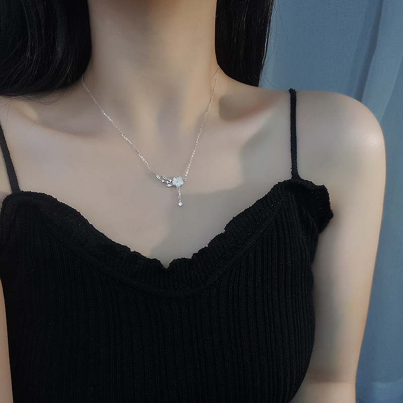 dây chuyền bạc đính đá