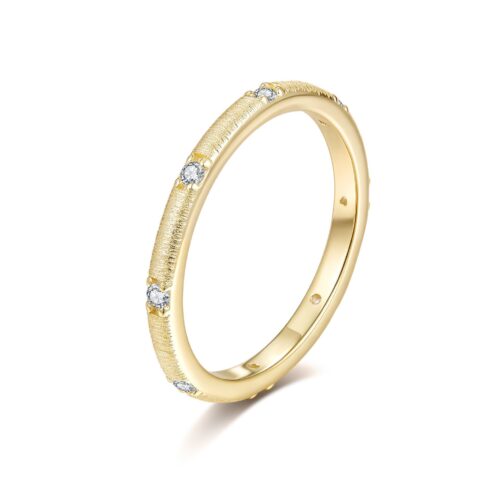 Nhẫn Kim Cương Nữ Moissanite Bạc S925 HTT429T Trắng