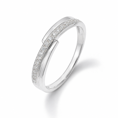 Nhẫn Đôi Đính Kim Cương Moissanite Bạc S925 Cao Cấp HTT278 HTT279