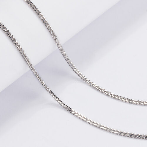 Dây Chuyền Bạc Nữ S925 Trơn Thời Trang 1.3mm HTT482