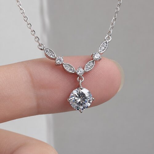 Dây Chuyền Nữ Bạc S925 Đính Đá HTT479