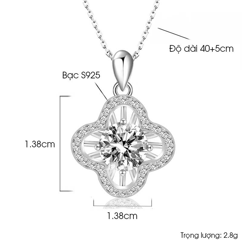 dây chuyền bạc nữ cao cấp