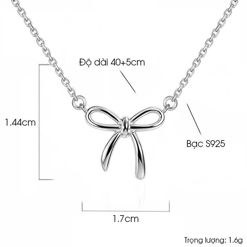 dây chuyền bạc nữ đẹp