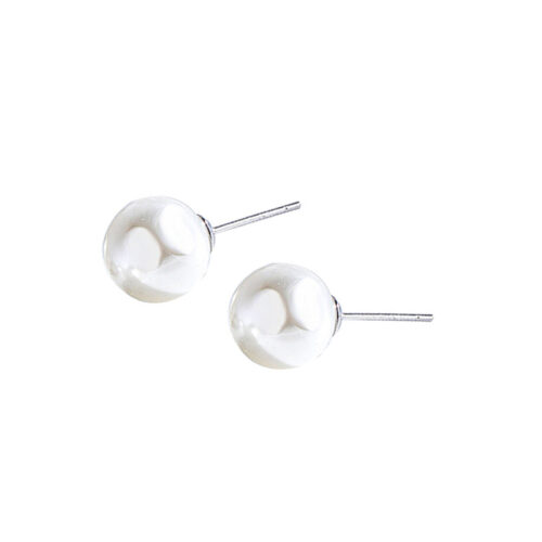 Bông Tai Ngọc Trai Bạc S925 Sáng Bóng HTT533